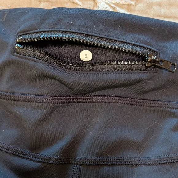 LOW START Lululemon Bundle Swiftly Racerback Tank and Black Crops Sz 8 - Picture 9 of 11